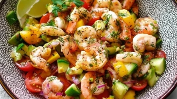 Salade De Crevettes DÉté