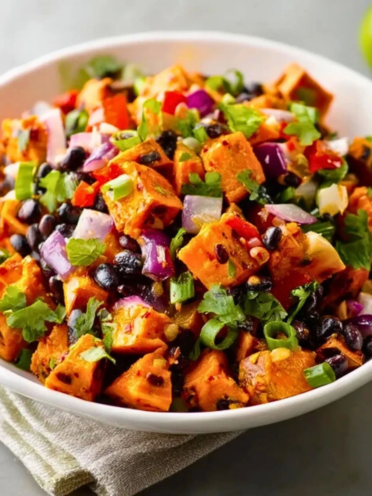 Salade De Patates Douces Rôties Aux Haricots Noirs (1)