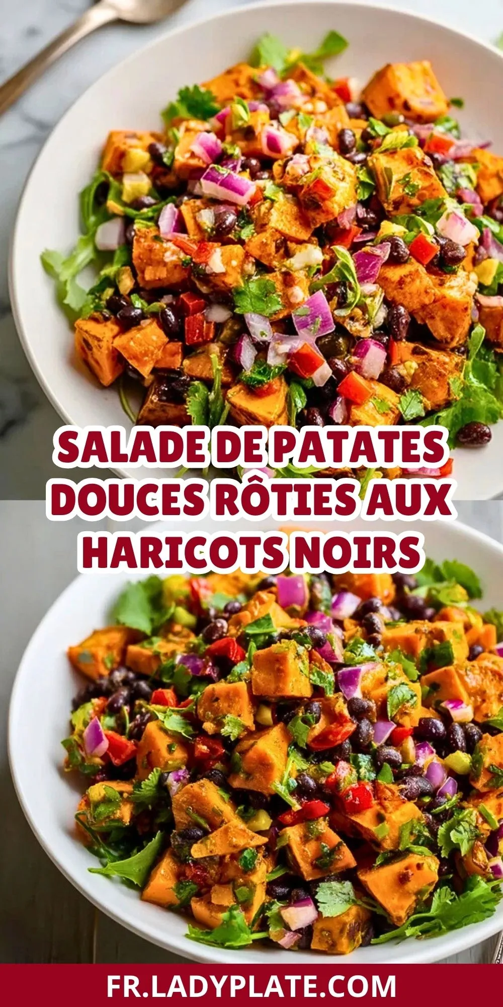 Salade De Patates Douces Rôties Aux Haricots Noirs (2)