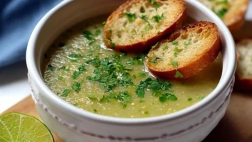 Soupe Ail Mexicaine Savoureuse