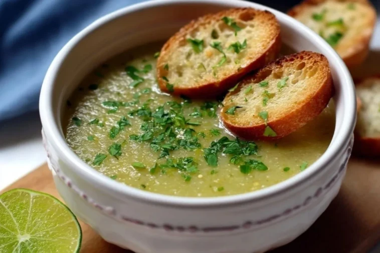 Soupe Ail Mexicaine Savoureuse