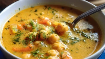 Soupe Grecque Aux Pois Chiches