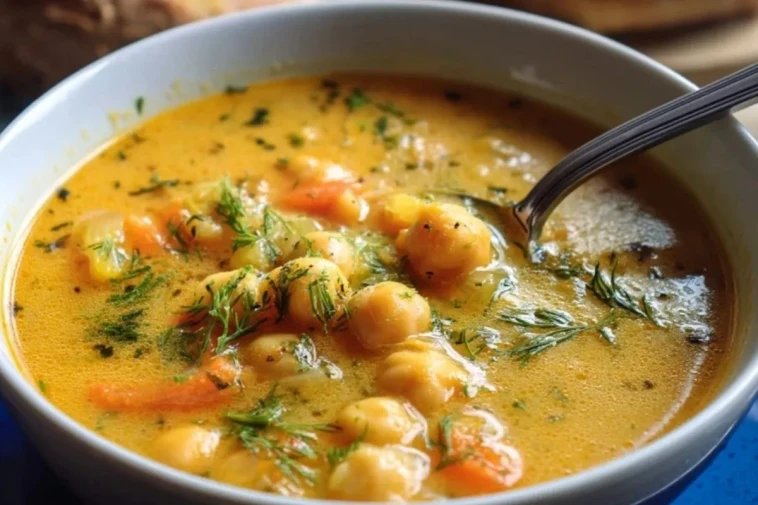 Soupe Grecque Aux Pois Chiches