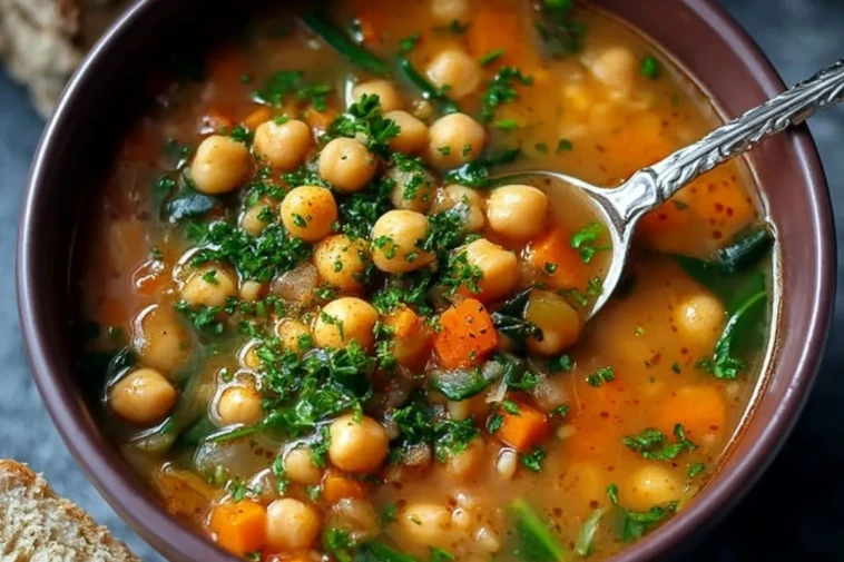Soupe Toscane aux Pois Chiches