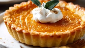 Tarte Au Potiron Simple Avec Du Lait Concentré