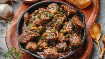 Bouchées De Steak Au Beurre À LAil (2)