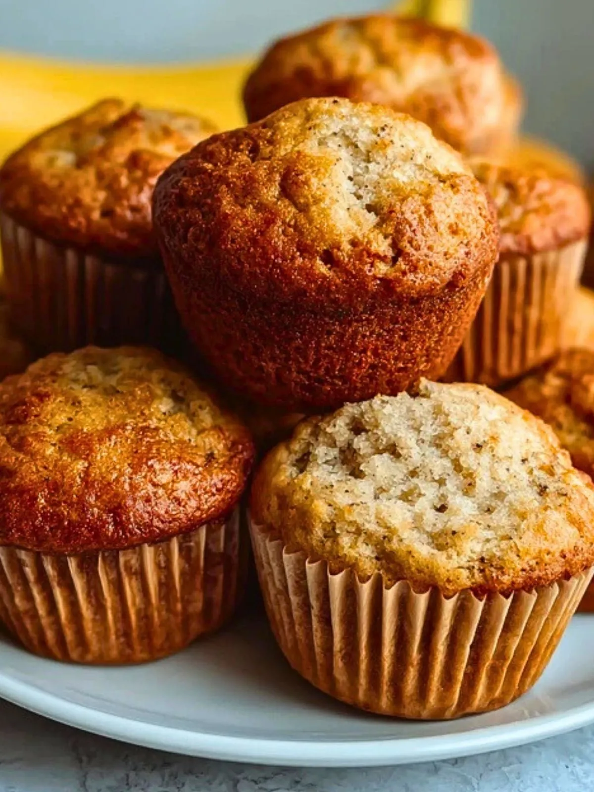 Muffins Banane Au Yaourt Grec (1)