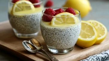 Panna Cotta Au Citron Et Graines De Chia