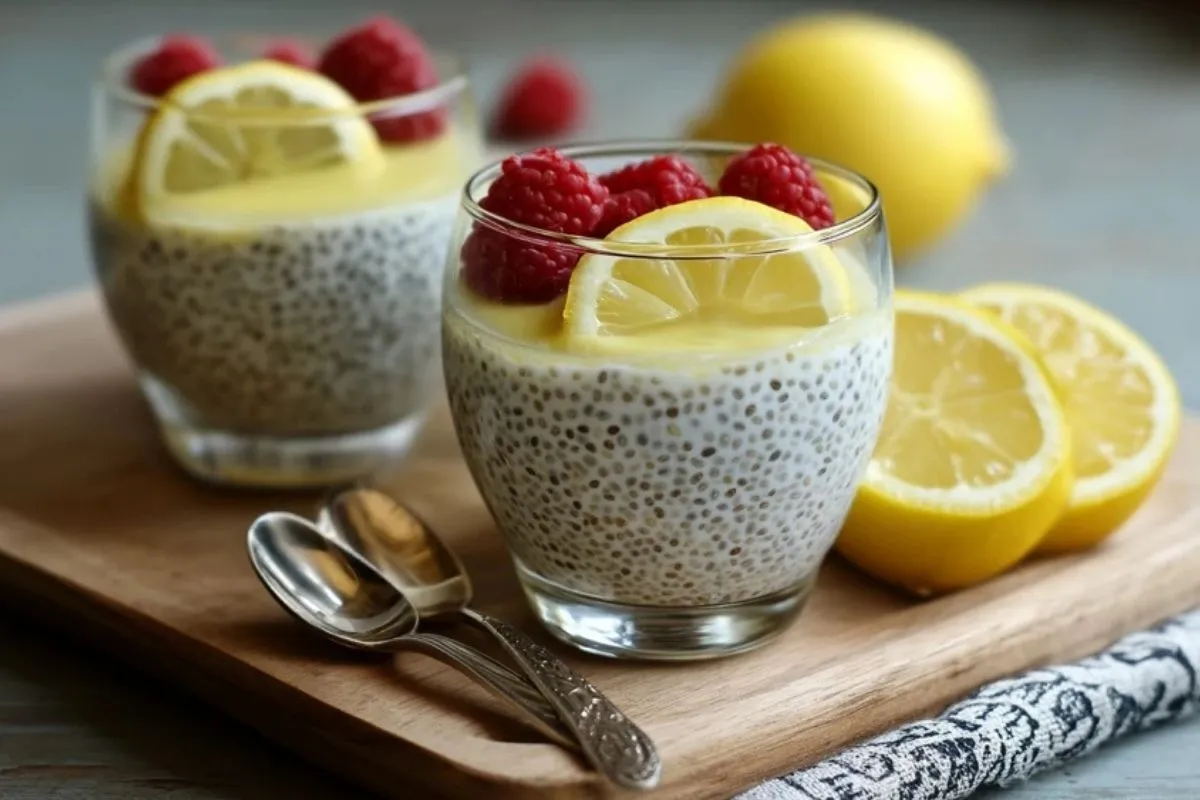 Panna Cotta Au Citron Et Graines De Chia