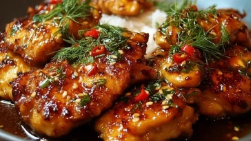 Poulet Thaï Sucré et Épicé