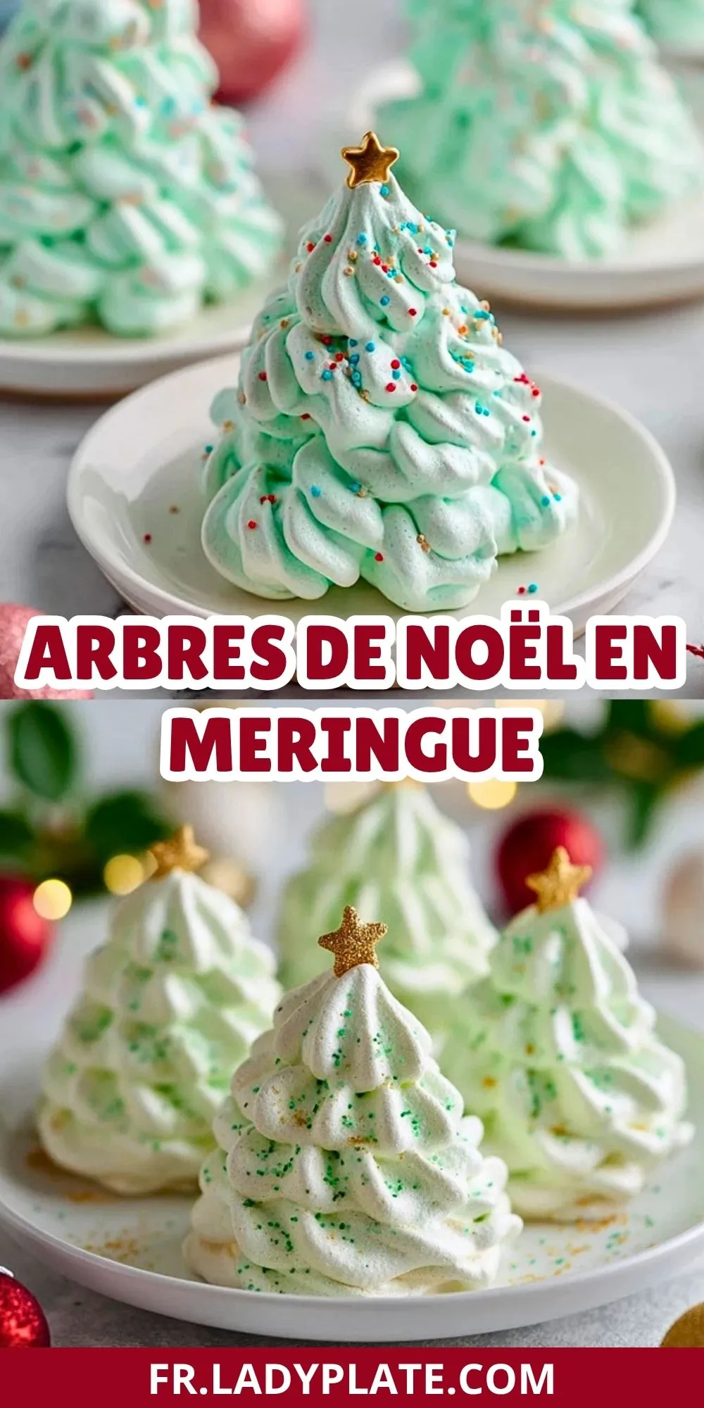 Arbres De Noël En Meringue (2)