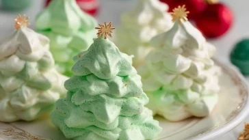 Arbres De Noël En Meringue