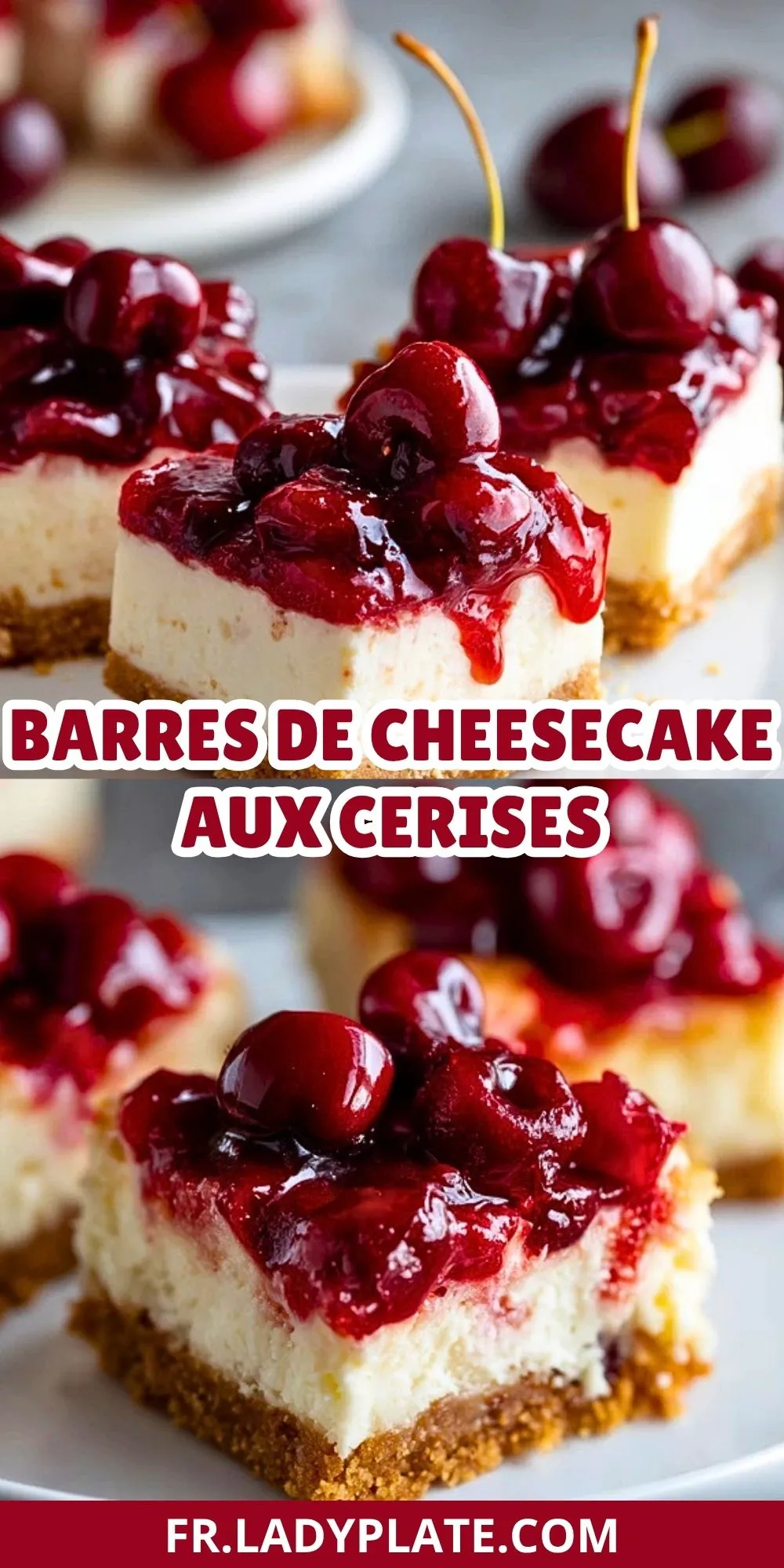 Barres De Cheesecake Aux Cerises (2)