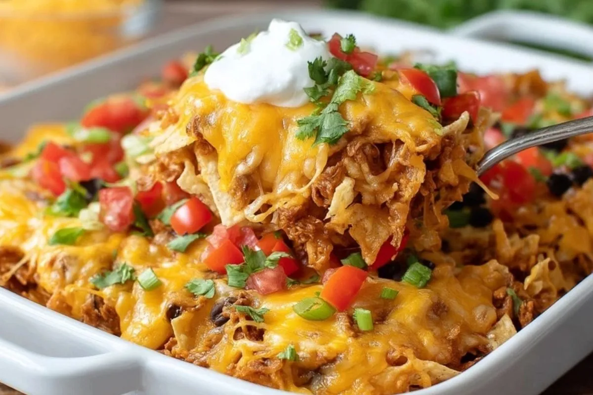 Casserole De Nachos Au Fromage