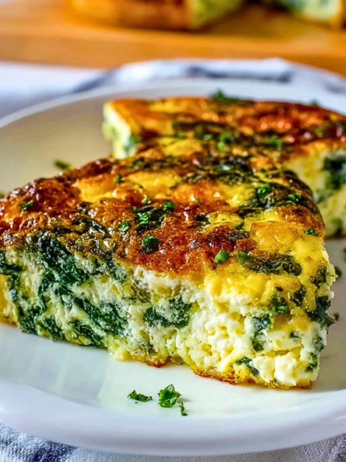 Casserole De Petit-Déjeuner Épinards Et Fromage Cottage (1)