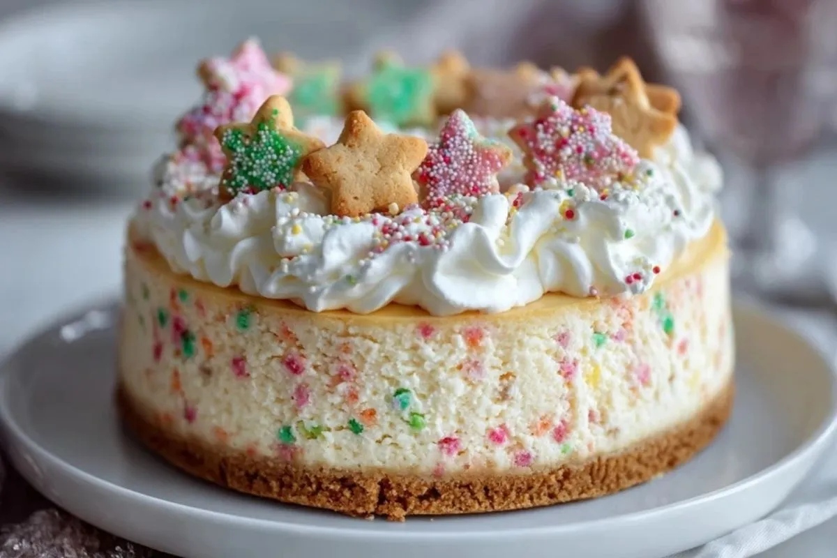Gâteau Au Fromage Blanc Aux Biscuits Sucrés