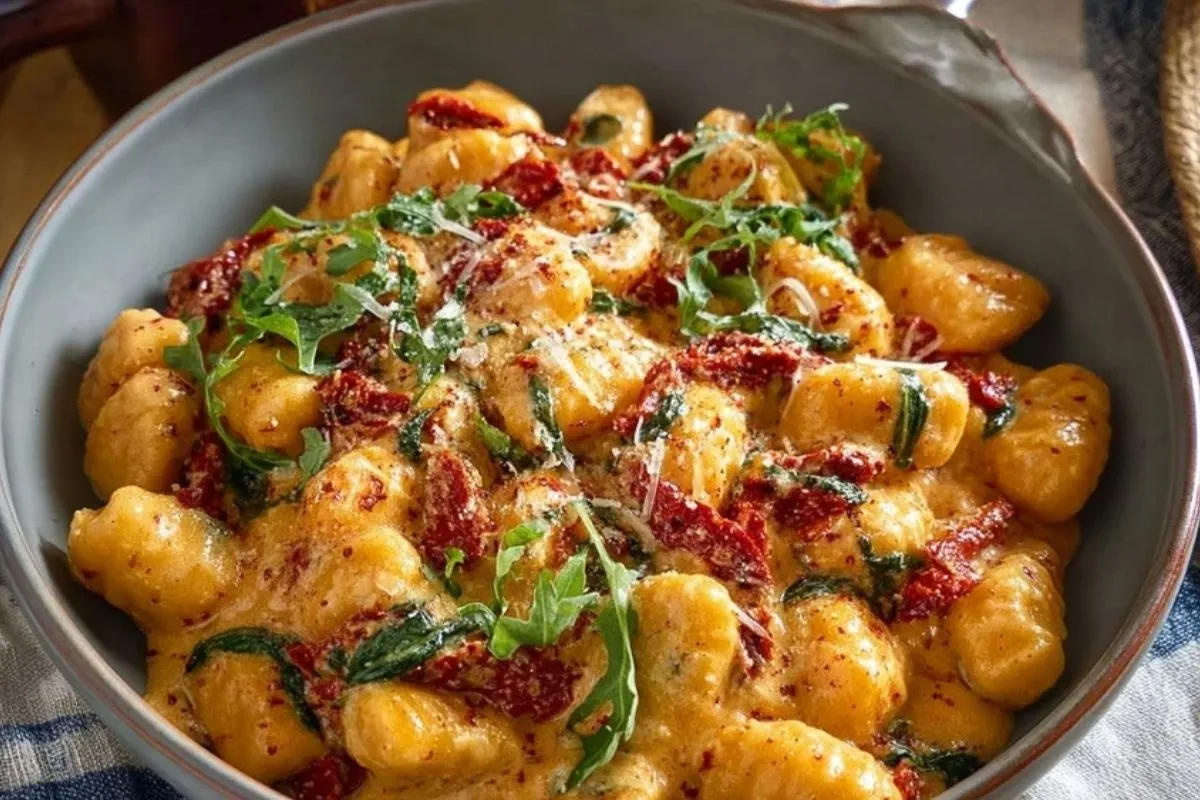 Gnocchis Crémeux Aux Tomates Séchées