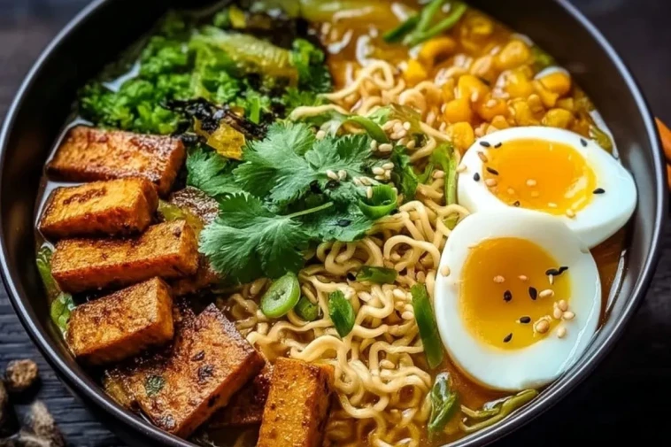 Nouilles Ramen Végétaliennes Faciles