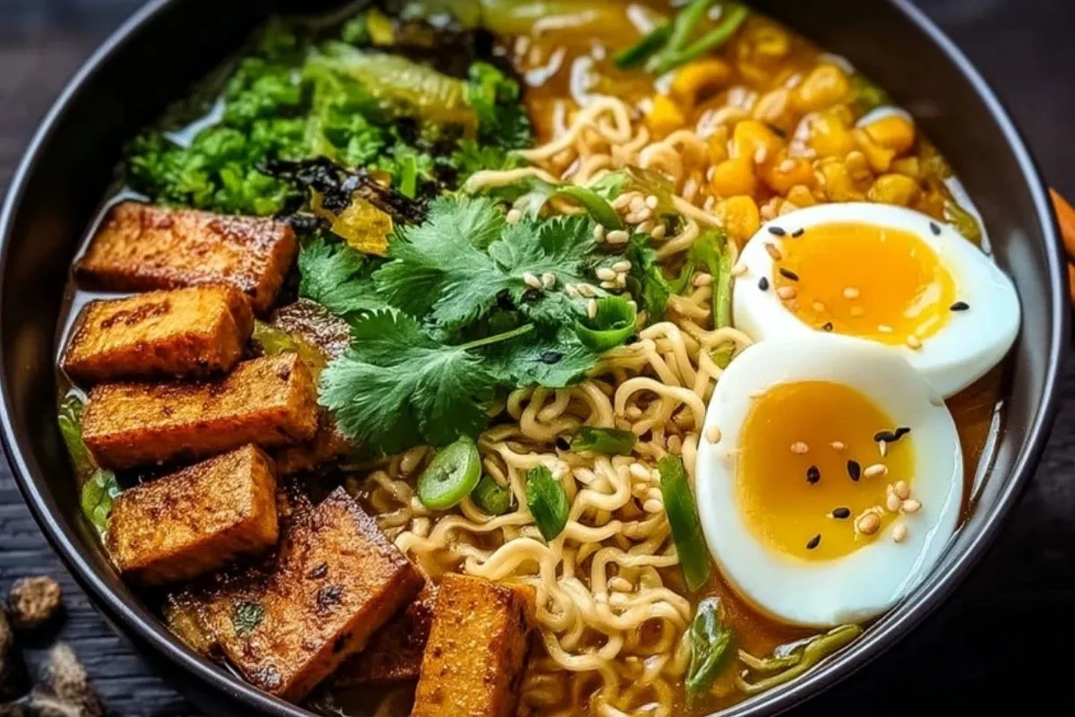 Nouilles Ramen Végétaliennes Faciles
