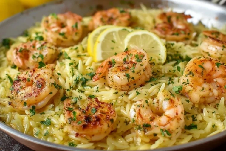 Orzo Aux Crevettes Citronnées