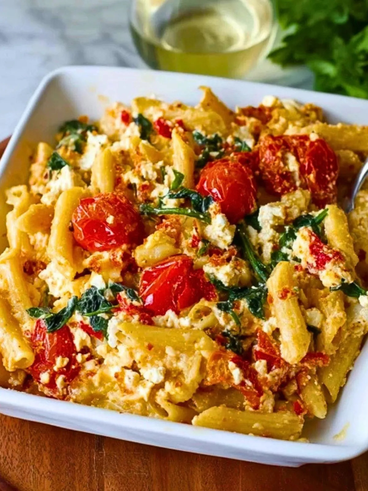 Pâtes Au Feta Cuites (1)