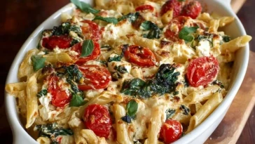 Pâtes Au Feta Cuites