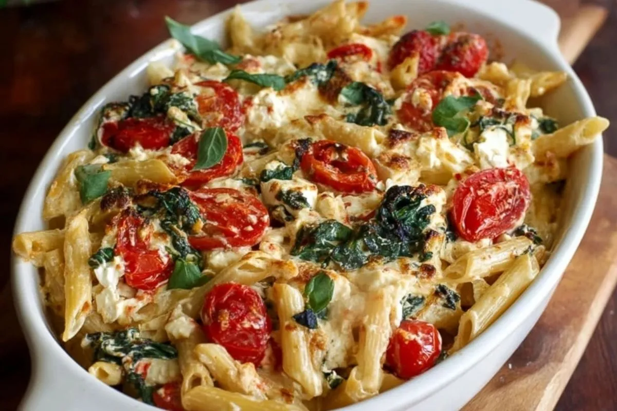 Pâtes Au Feta Cuites
