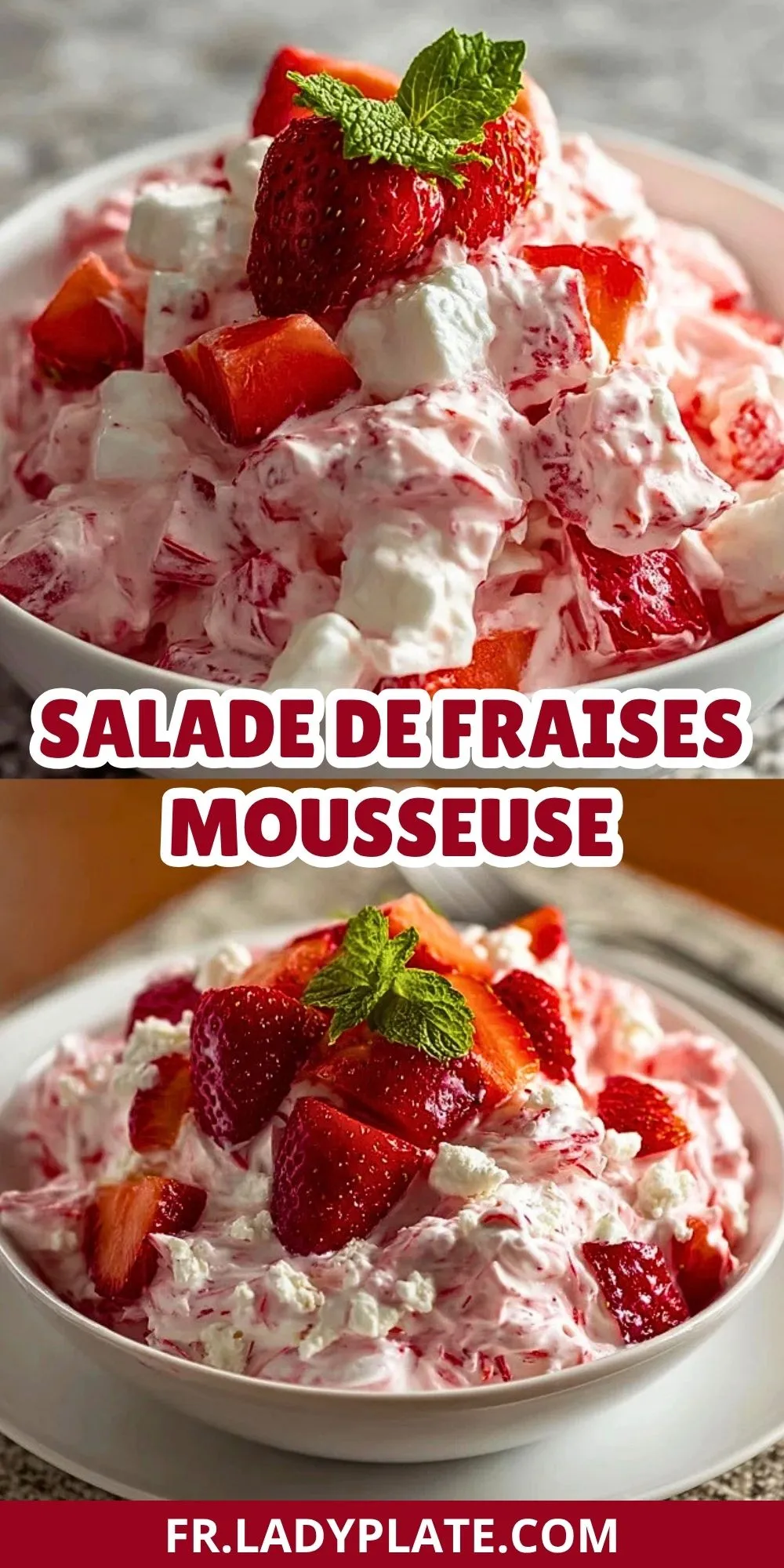 Salade De Fraises Mousseuse (2)