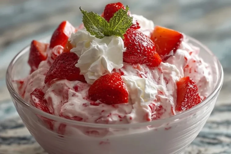 Salade De Fraises Mousseuse