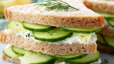 Sandwichs Au Concombre