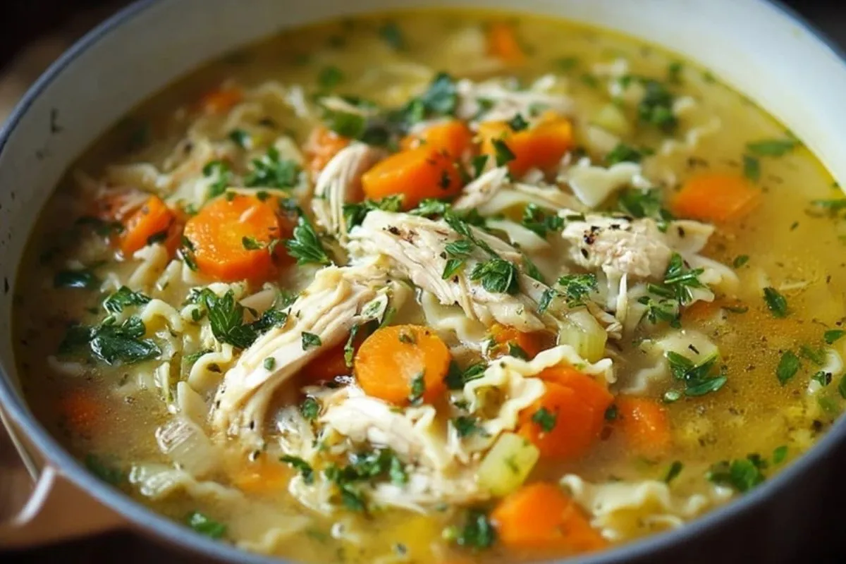 Soupe Au Poulet Bienfaisante
