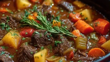 Soupe De Boeuf Aux Légumes Braisés