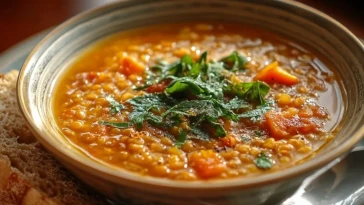 Soupe De Lentilles Épicée