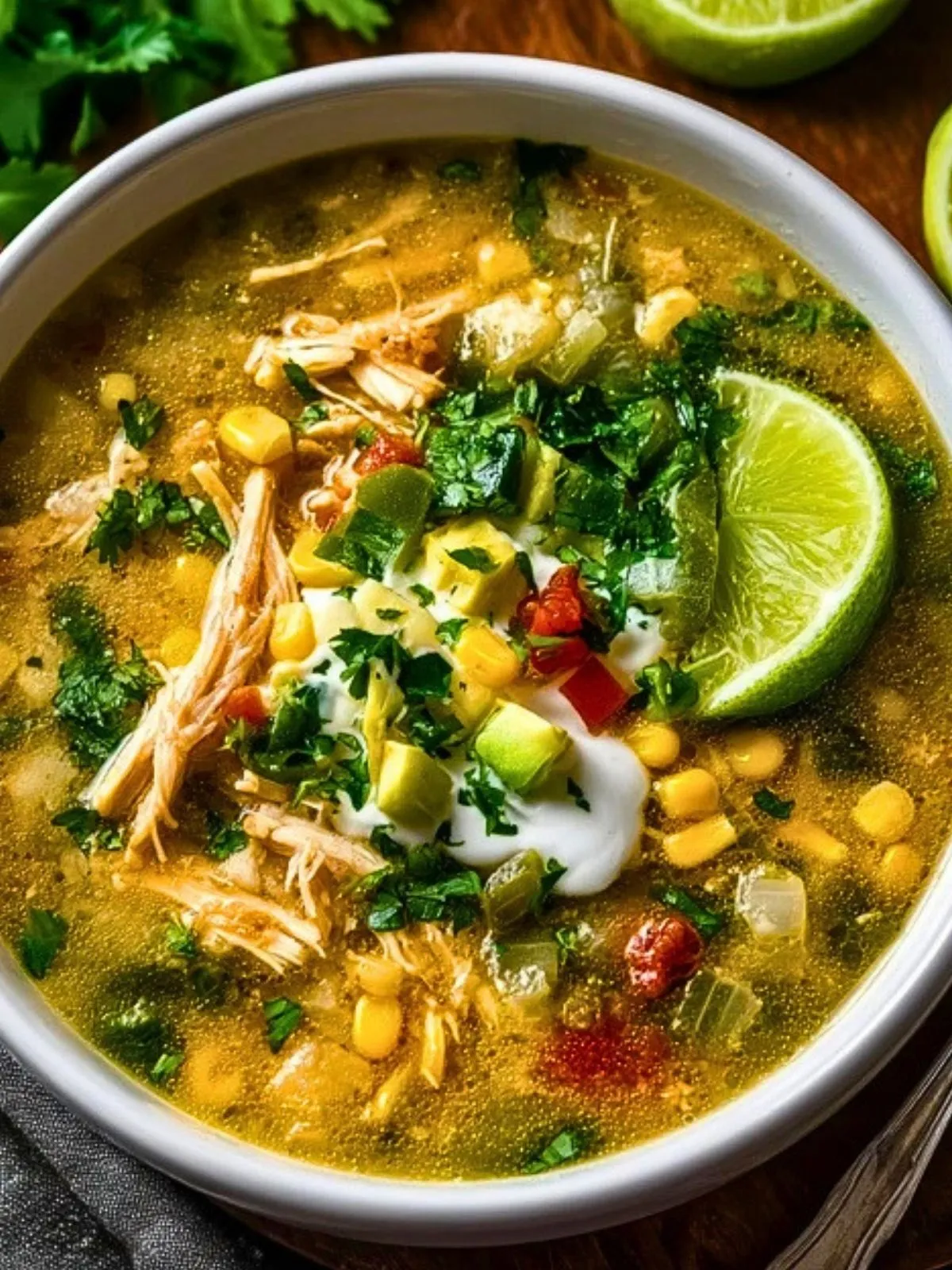 Soupe De Poulet Aux Enchiladas Vertes (1)