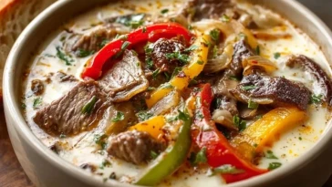 Soupe Phily Cheesesteak