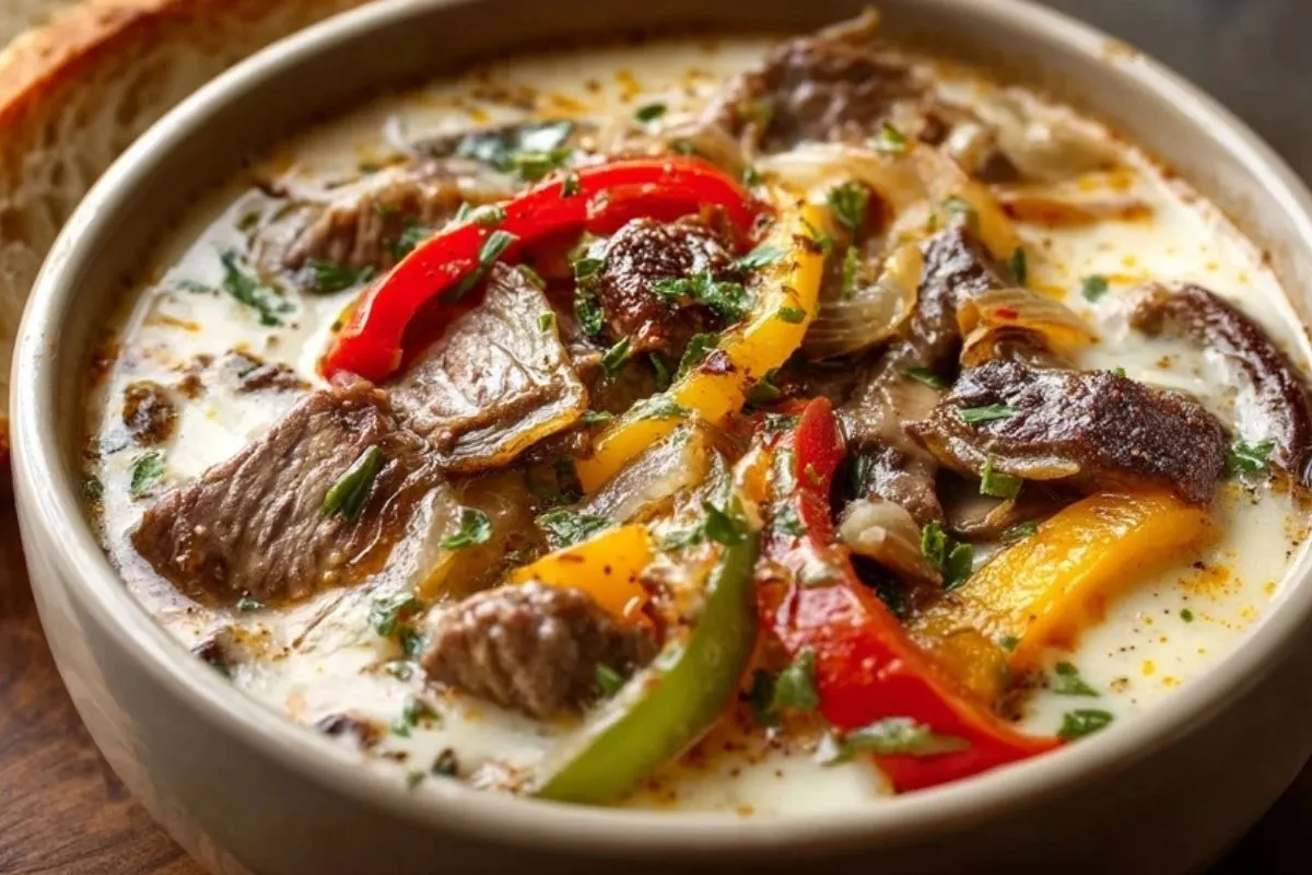 Soupe Phily Cheesesteak