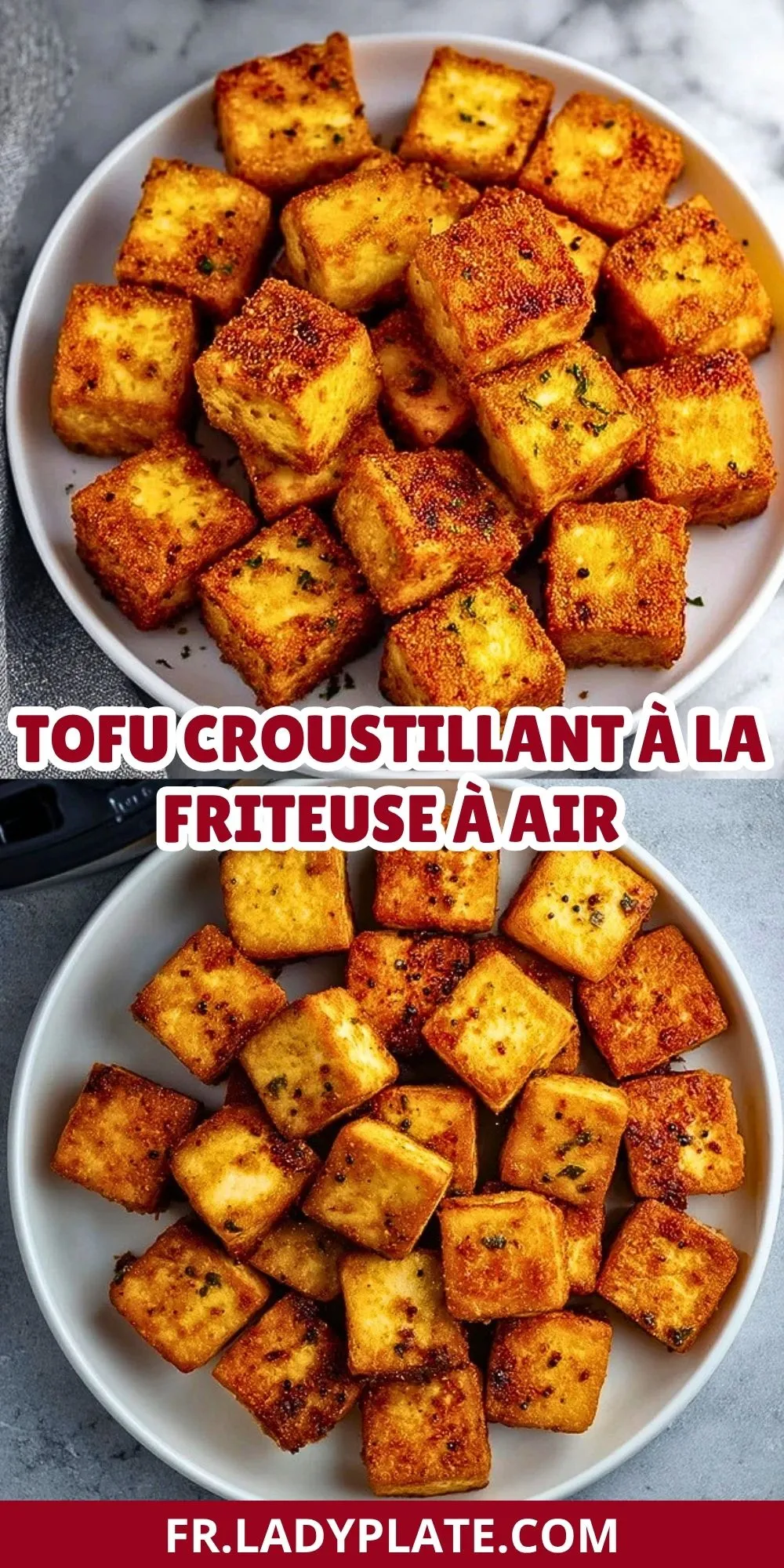 Tofu Croustillant à la Friteuse à Air (2)