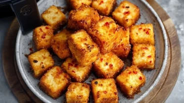 Tofu Croustillant à la Friteuse à Air