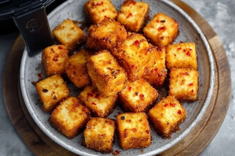 Tofu Croustillant à la Friteuse à Air