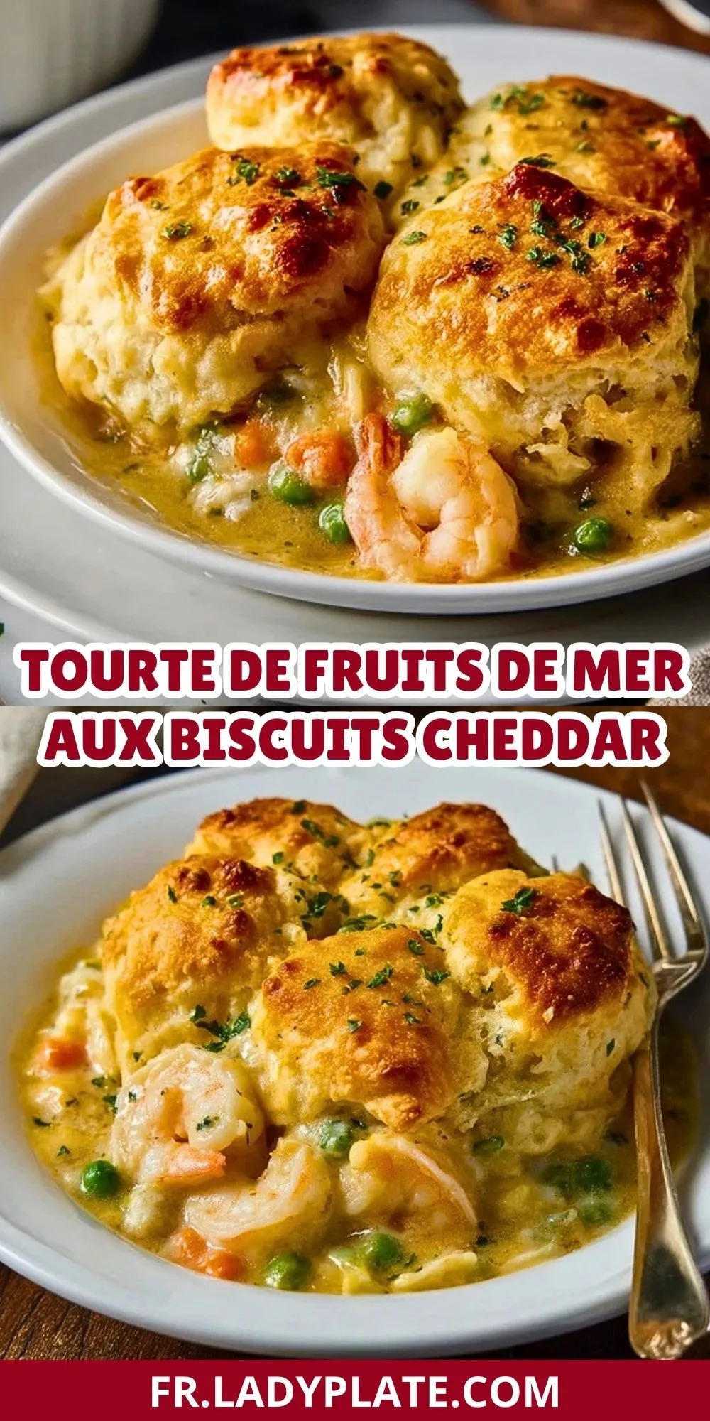 Tourte De Fruits De Mer Aux Biscuits Cheddar (2)