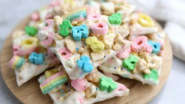 Bark Au Chocolat Blanc Et Céréales Lucky Charms