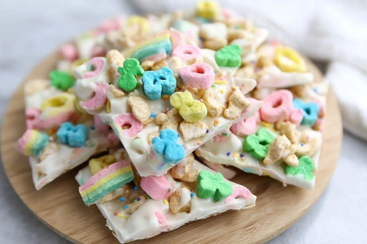 Bark Au Chocolat Blanc Et Céréales Lucky Charms