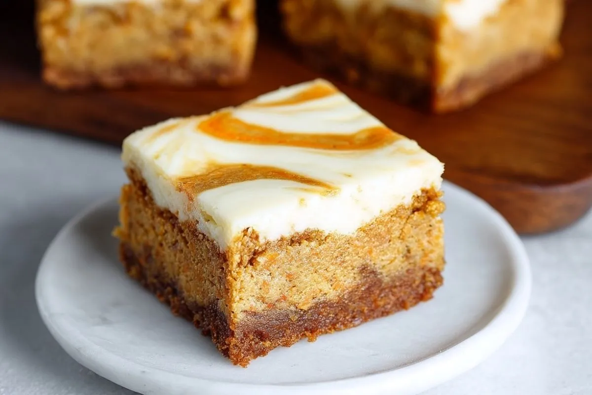 Barres Cheesecake Aux Carottes