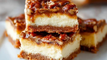 Barres Cheesecake Aux Pacanes