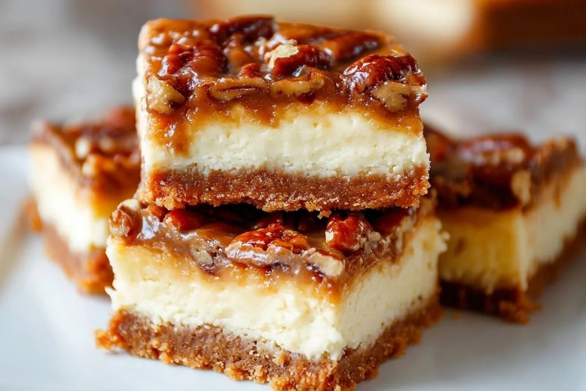Barres Cheesecake Aux Pacanes