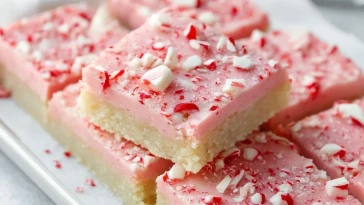 Barres De Biscuits Au Sucre À La Menthe Poivrée