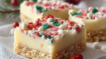 Barres De Sablés De Noël Sans Cuisson