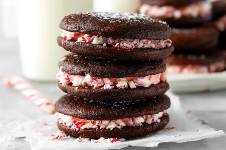 Biscuits Sandwich Chocolat Menthe