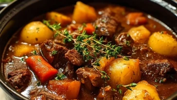 Boeuf Bourguignon à la Guinness