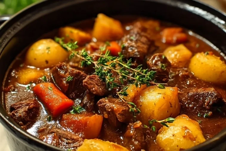 Boeuf Bourguignon à la Guinness